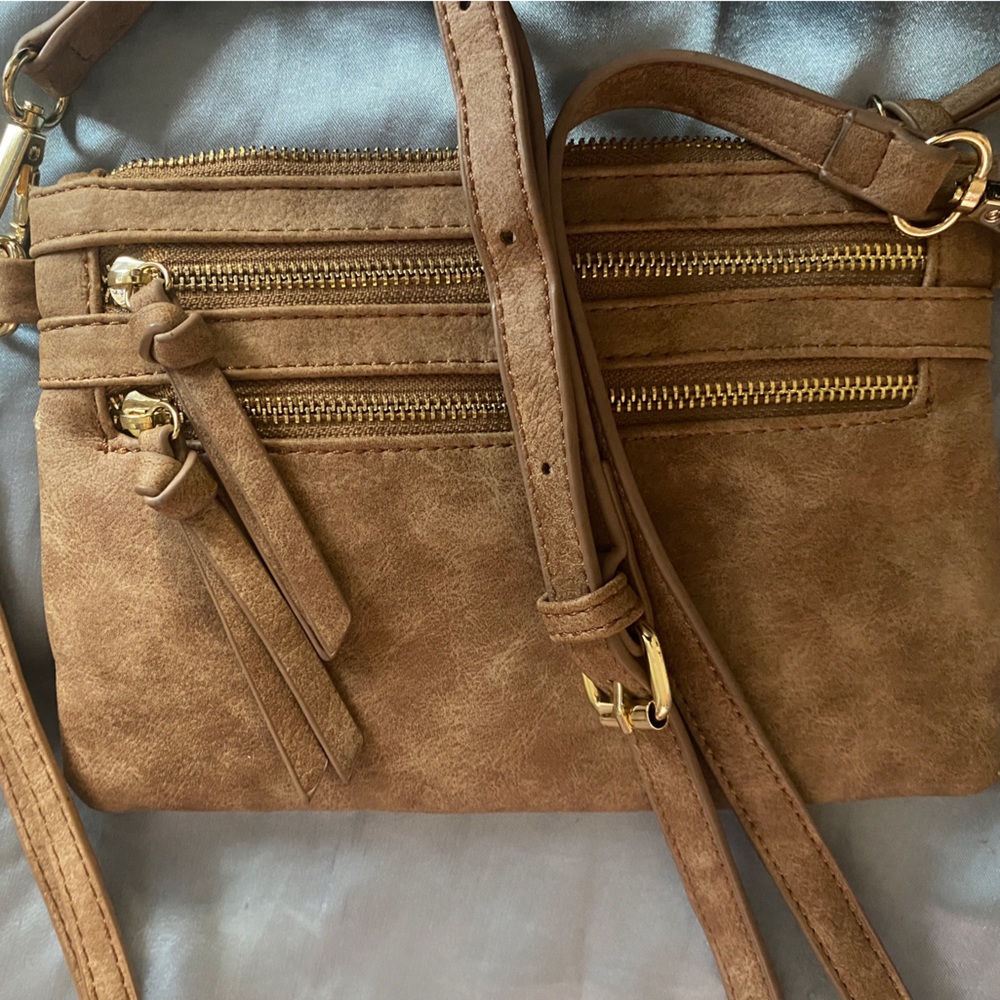 Brown crossbody bag